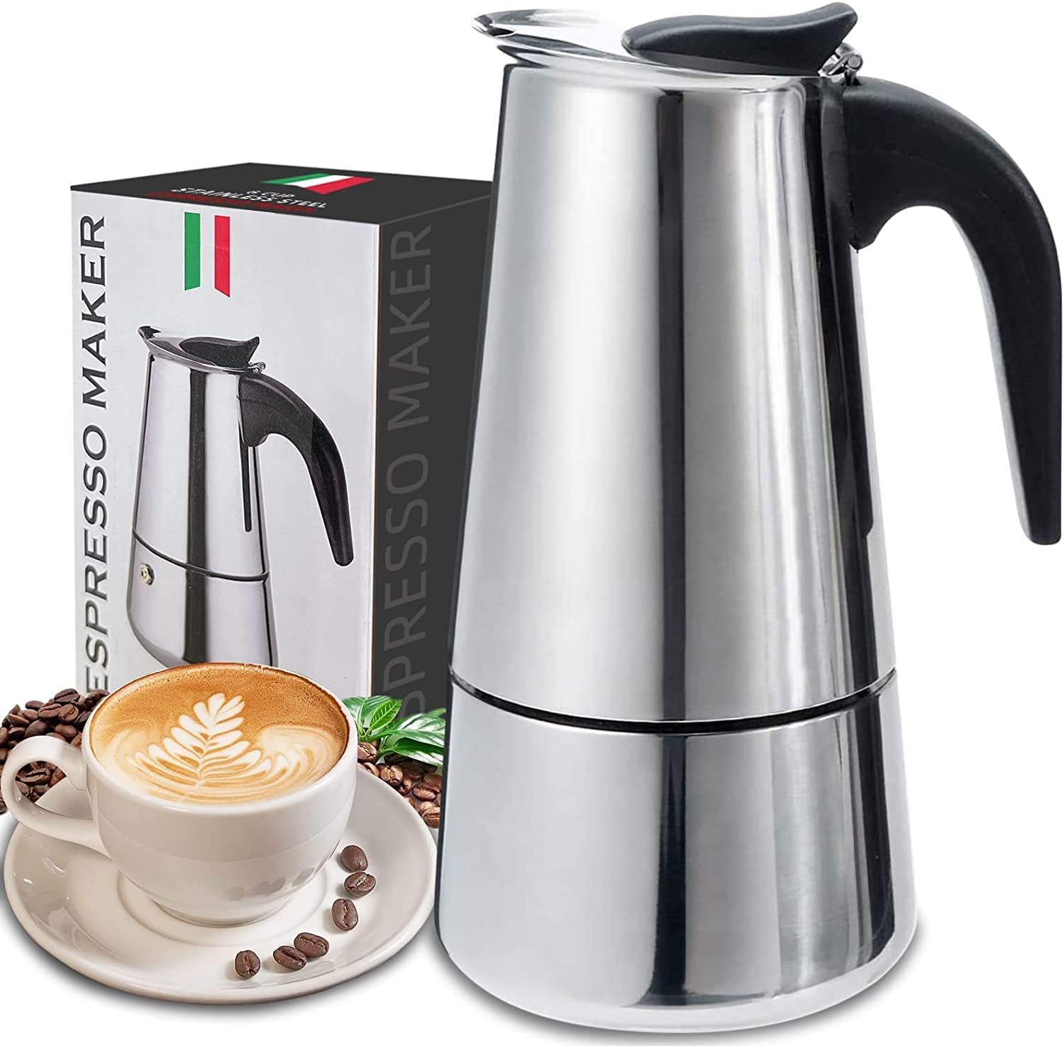 Coffee Equipment Espresso - 4/6/9 Cups Moka Pot Caffe Machine