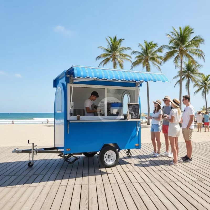 Food Truck Coffee Trailer Stre - Vintage Coffee Equipment recension och pris