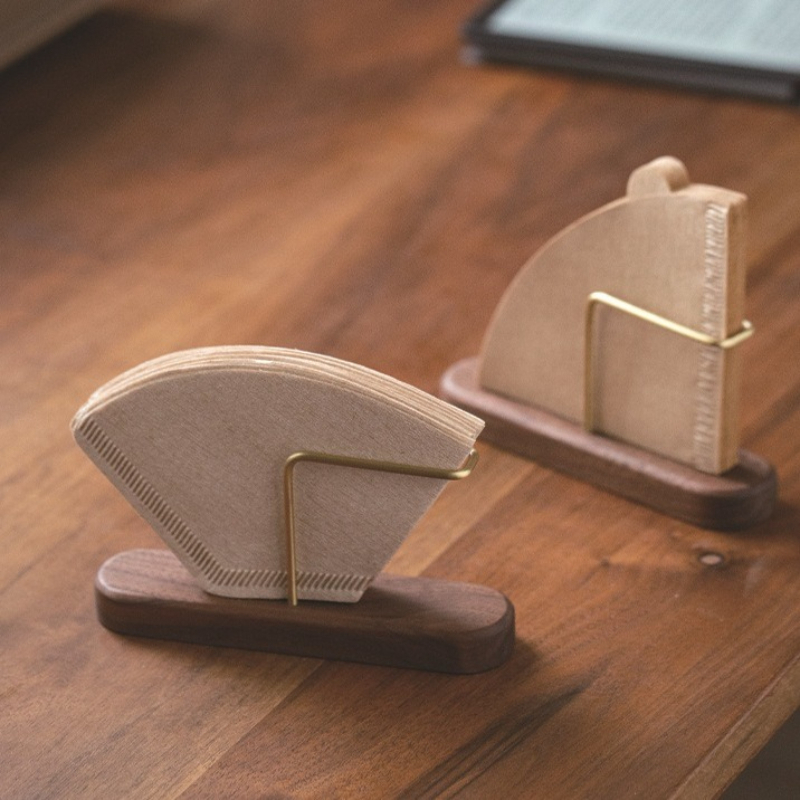 Walnut & Brass Coffee Filter H - Coffee Equipment V60 recension och pris