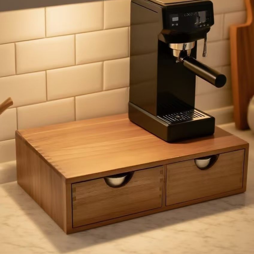 Minimalist solid wood coffee m - Coffee Equipment Bag recension och pris