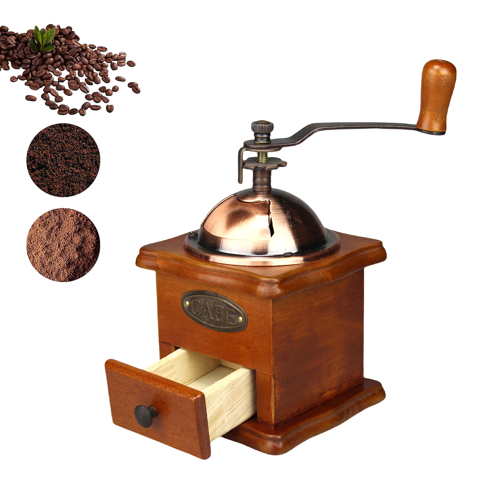 Antique Manual Coffee Grinder  - Vintage Coffee Equipment recension och pris