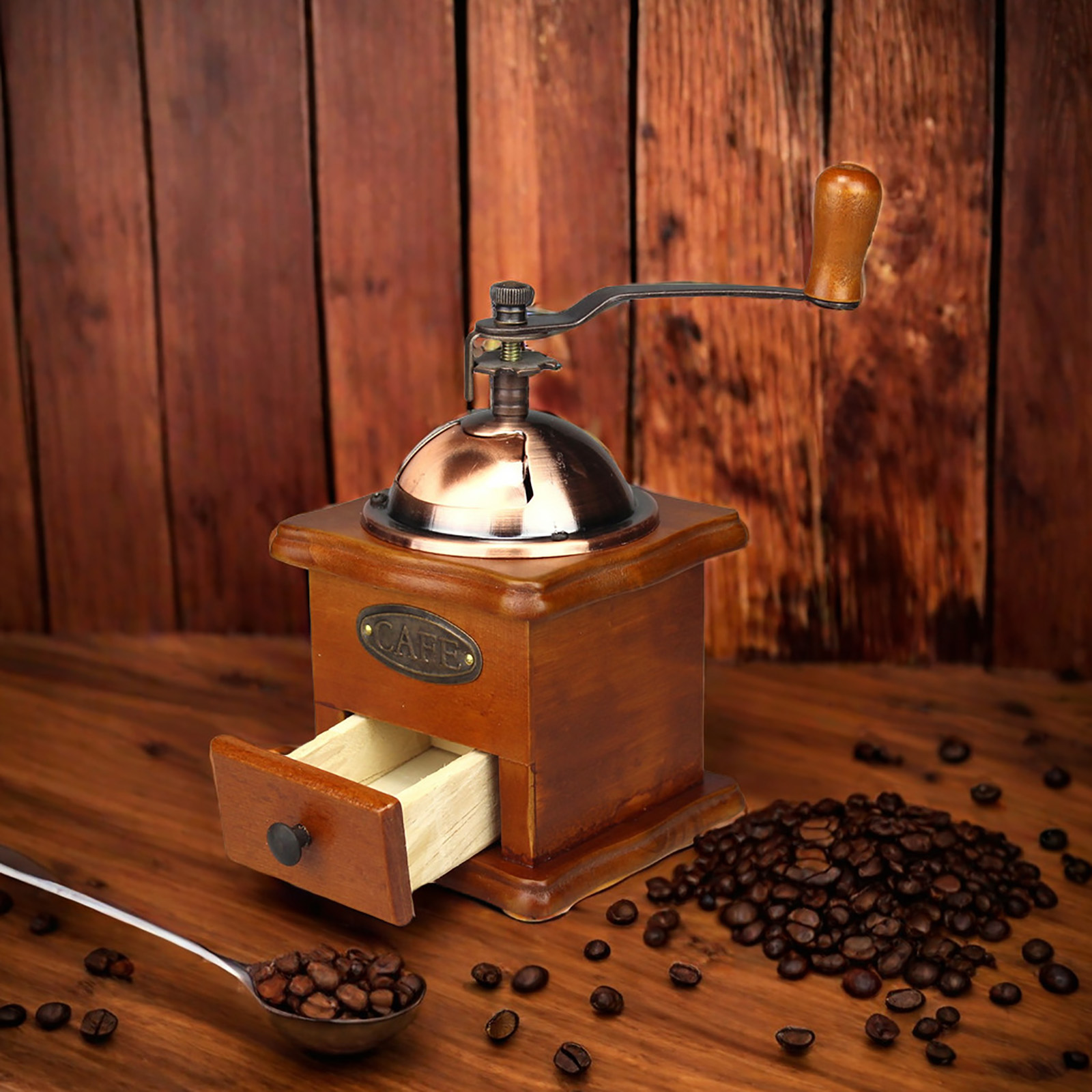 Antique Manual Coffee Grinder  - Vintage Coffee Equipment recension och pris