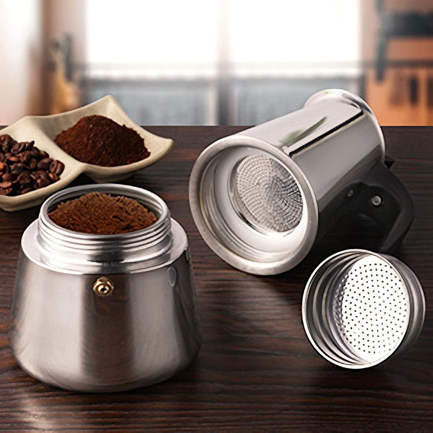 4/6/9 Cups Moka Pot Caffe Mach - Coffee Equipment Espresso recension och pris