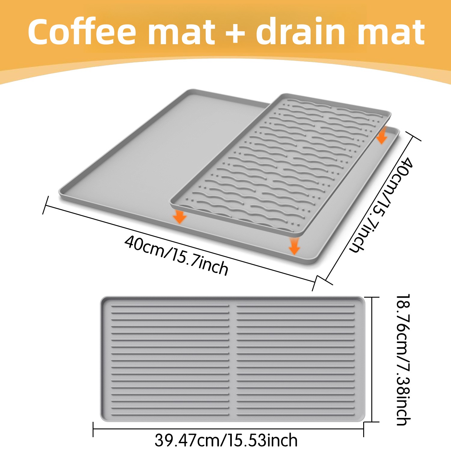 Silicone Coffee Machine Mat No - Coffee Equipment Tray recension och pris