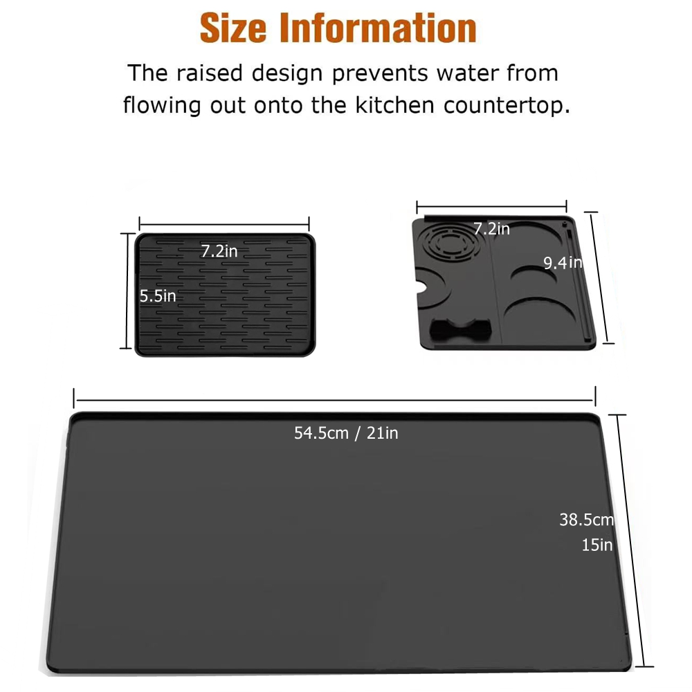 Silicone Coffee Maker Mat 3 in - Coffee Equipment Tray recension och pris