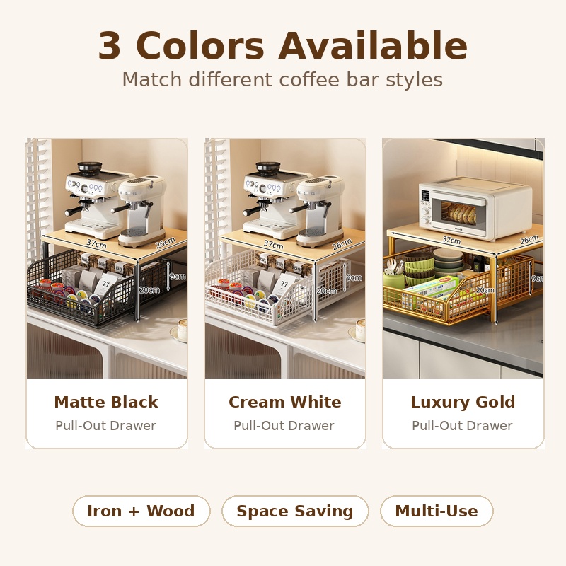 Coffee Machine Storage Rack Pu - Coffee Equipment Bag recension och pris
