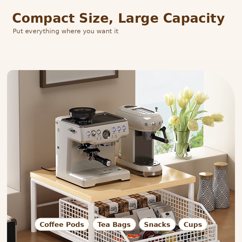 Coffee Machine Storage Rack Pu - Coffee Equipment Bag recension och pris