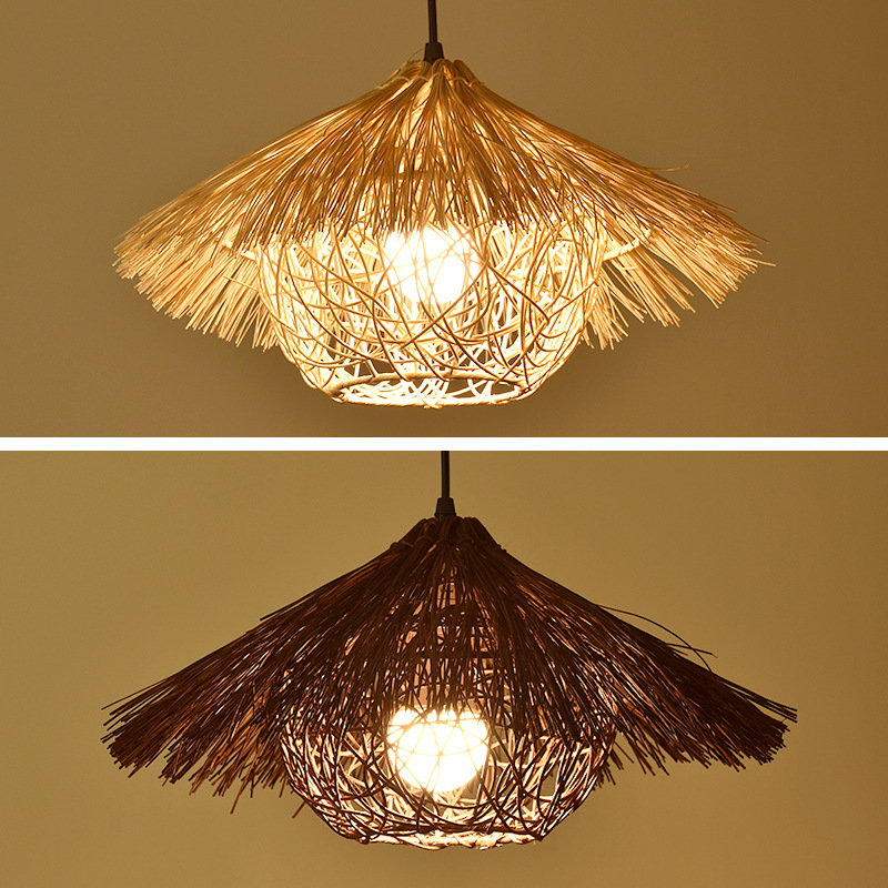 Creative Rattan Woven Chandeli - Vintage Coffee Equipment recension och pris