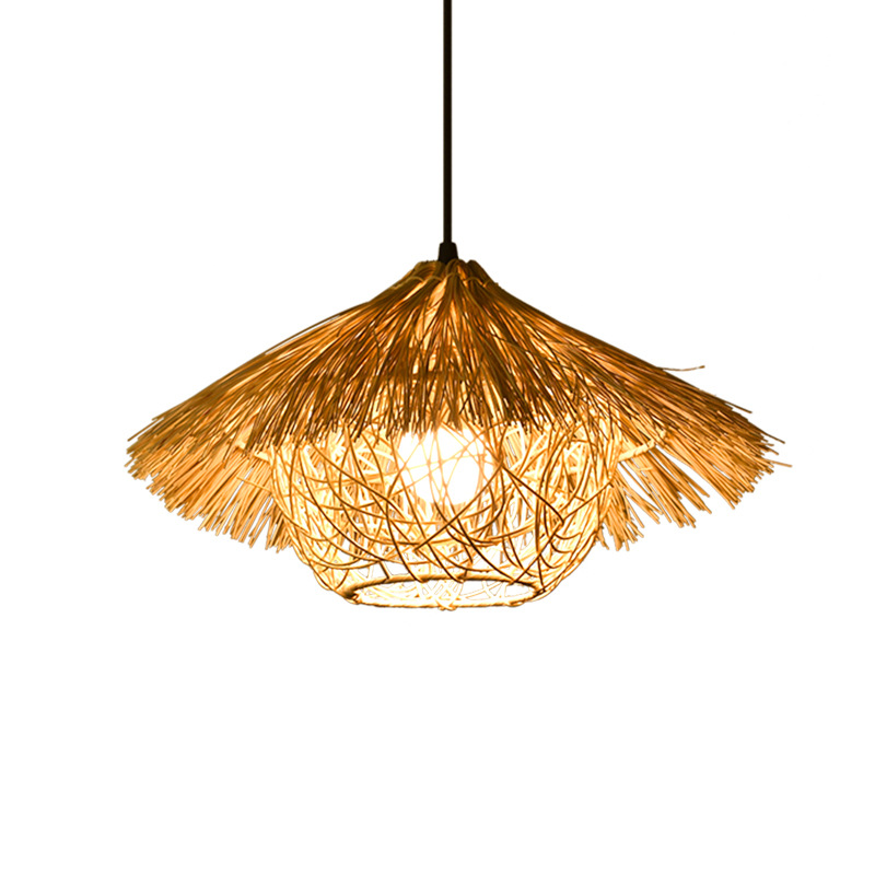 Creative Rattan Woven Chandeli - Vintage Coffee Equipment recension och pris