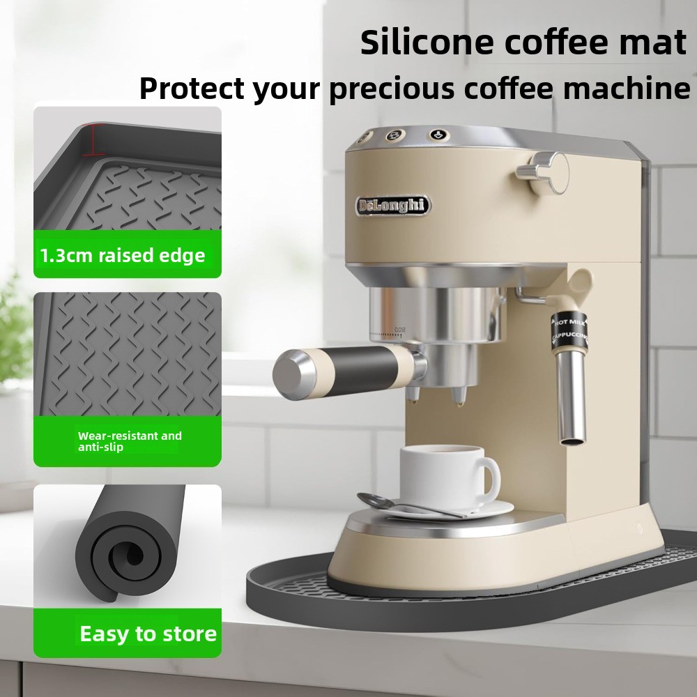 Silicone Coffee Machine Mat 40 - Coffee Equipment Tray recension och pris
