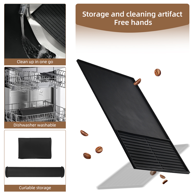 Silicone Coffee Machine Mat Tr - Coffee Equipment Tray recension och pris
